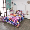 Cubrelecho-panel-microfibra-estampado-mundo-distroller
