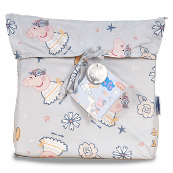 Juego-de-sabanas-panel-estampada-peppa-ballerina