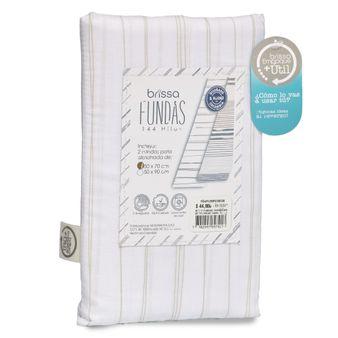 Juego-de-2-fundas-en-tela-144-hilos-estampado-lineas-taupe-claro