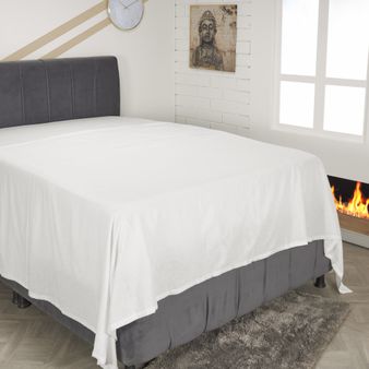 SABANA-PLANA-LINO-KING-BLANCO-NATURAL