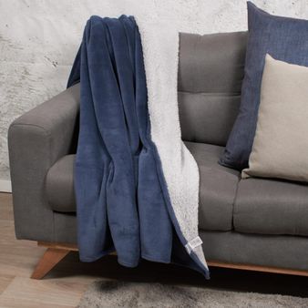 MANTA-FUSION-FLANNEL-OVEJERO-130-150-INDIGO-GRIS-CLARO