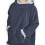 BUZO-POLAR-FLANNEL-OVEJERO-S-M-AZUL-INDIGO-BLANCO-OPTICO