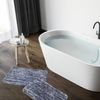 JUEGO-2-TAPETES-BAÑO-JASPEADO-40-60CM-50-70CM-AZUL-INDIGO-B