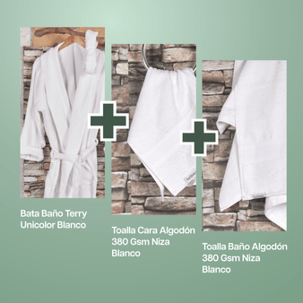 Combo-Bata-Baño-Terry-S-M-mas-Toalla-baño-mas-Toalla-de-cara-niza-blanco