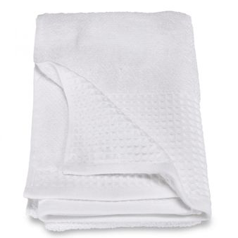 TOALLA-BAÑO-ALGODON-550GSM-CENEFA-WAFFLE-BLANCA