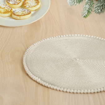 INDIVIDUAL-PP-MINIPOMPOM-DIAMETRO-38-CM-GRIS-NIEVE