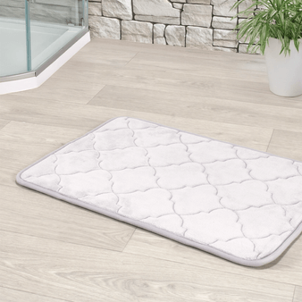 TAPETE-BAÑO-ESPUMA-45X65-ARABESC-UNIC-GRIS-PLATA