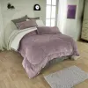 Combo-Edredon-ovejero-mas-cojin-coral-unicolor-malva-brezo